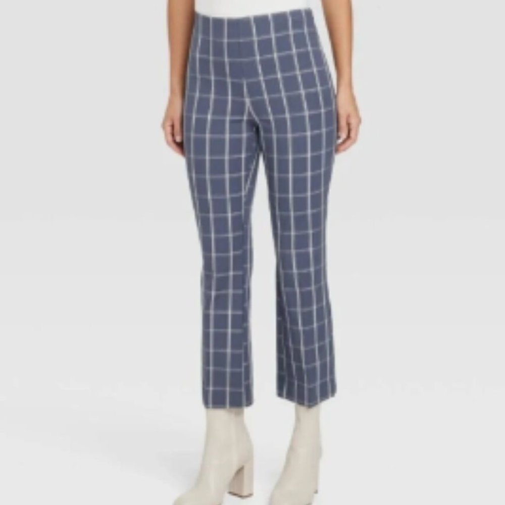 A New Day ~ High Rise, Slim Fit, Cropped Kick Flare, Pull-On Pants Trousers